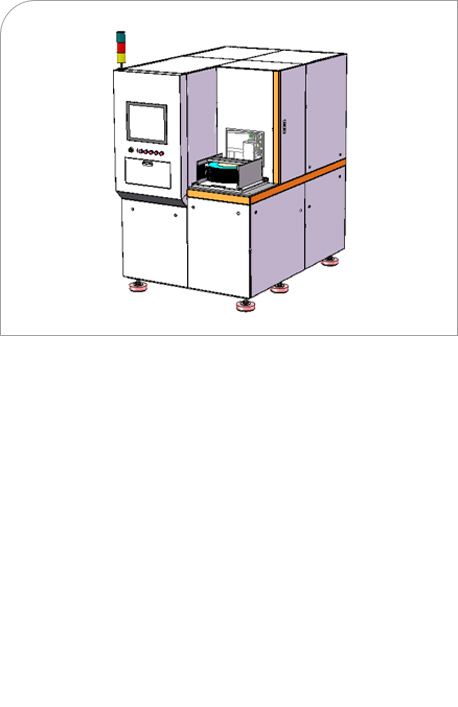 Laser slotting equipment for wafers