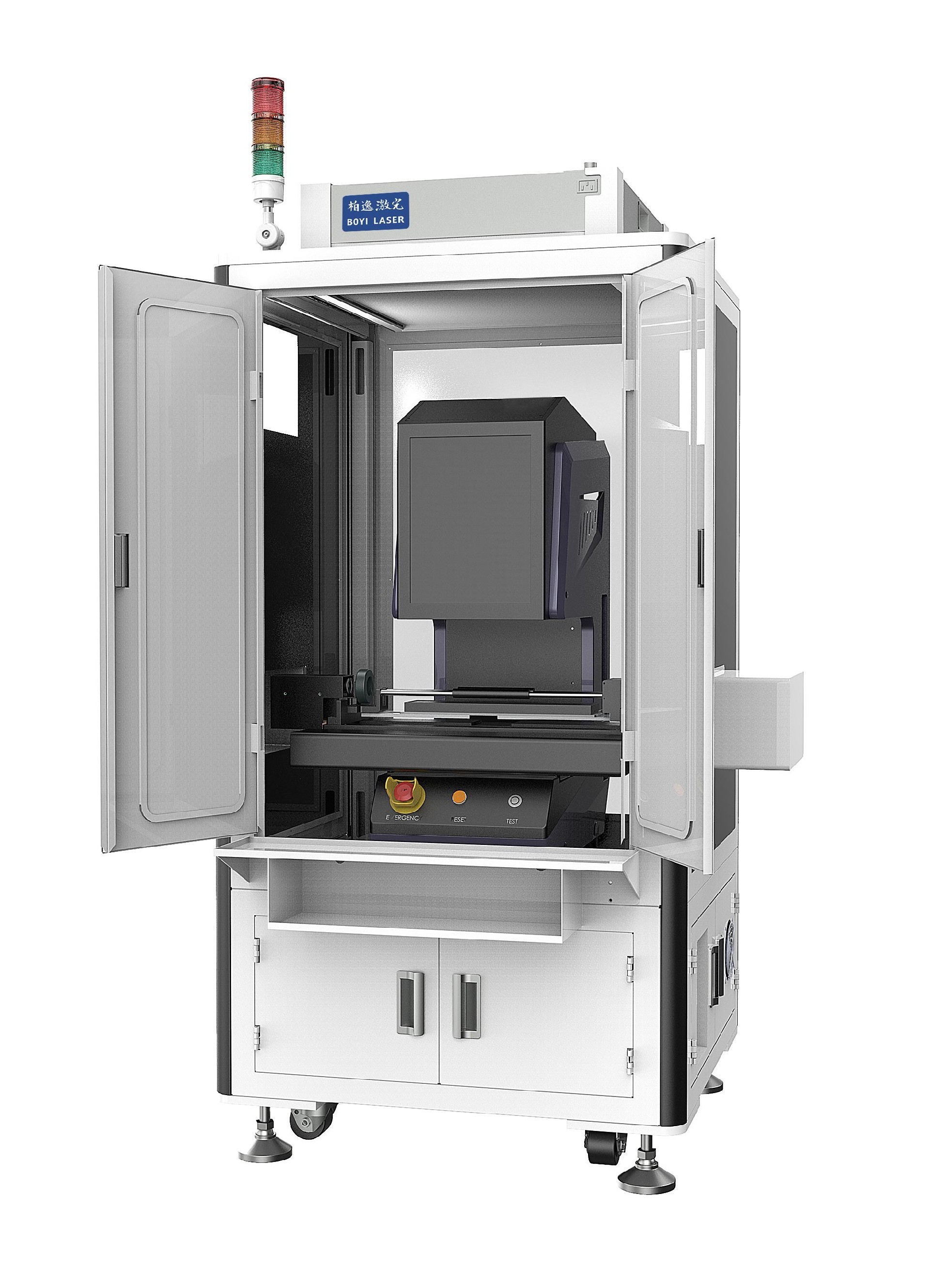 Seed crystal cracking and size detection equipment